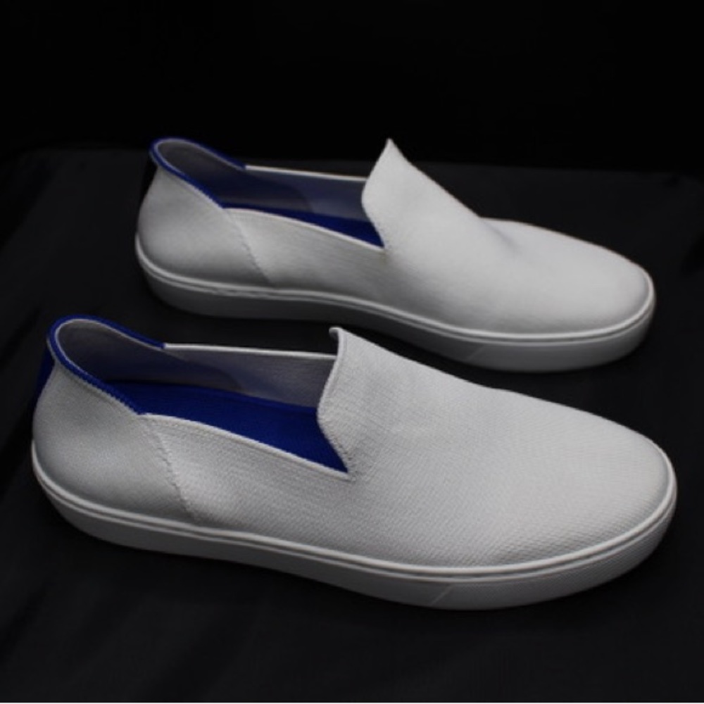 Rothy's Women's Sneakers in White and Blue